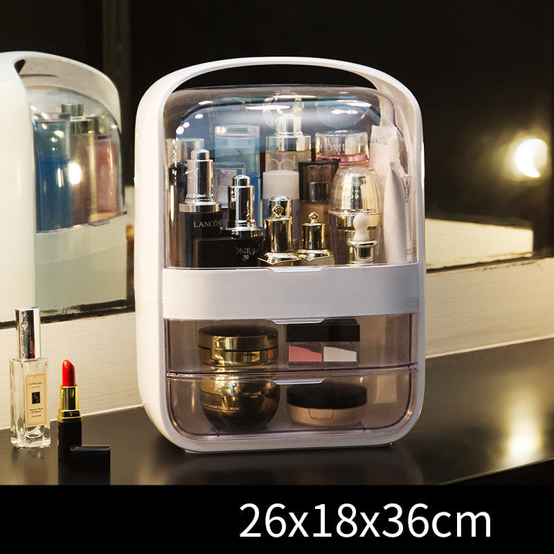 Cosmetic Storage Box Desktop Dustproof Household Lipstick Dressing Table