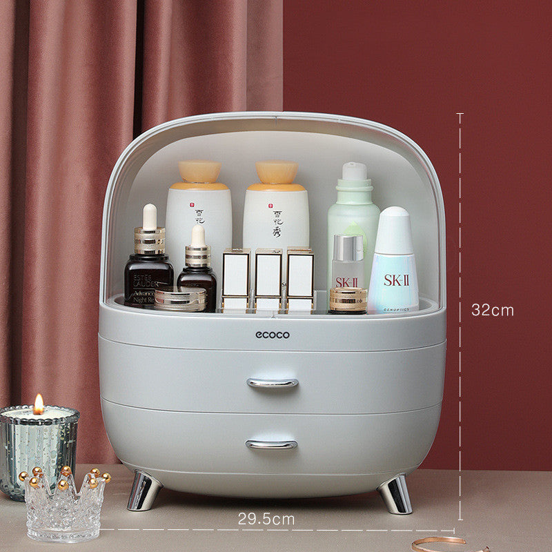 Cosmetic Storage Box Desktop Dustproof Household Lipstick Dressing Table