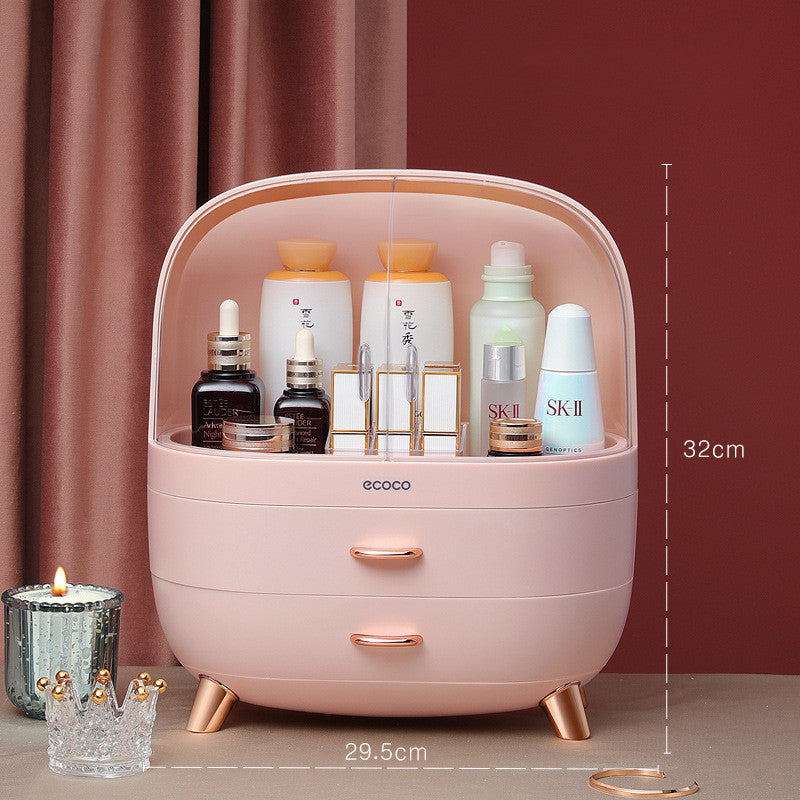 Cosmetic Storage Box Desktop Dustproof Household Lipstick Dressing Table
