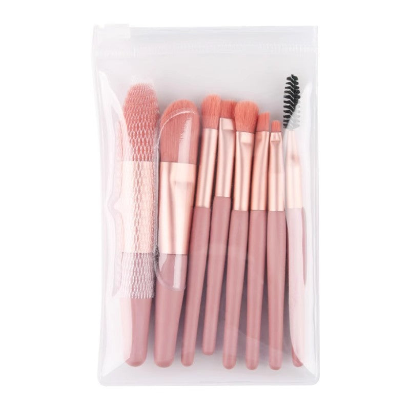 8 PCs Makeup Brushes Suit Portable Beauty Tools - Beauty Jar