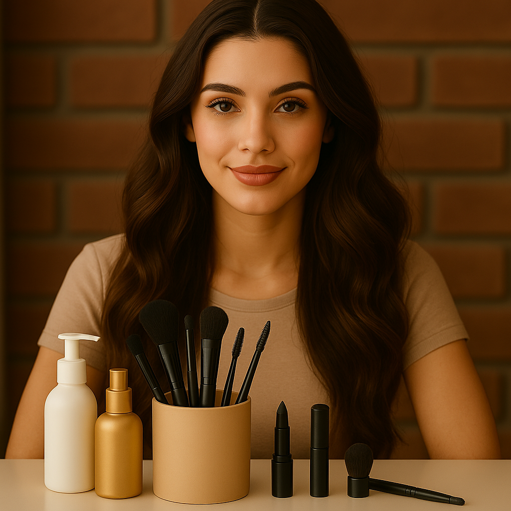 makeup storage jars
