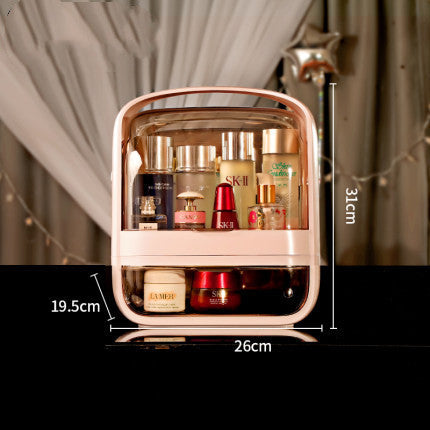 Cosmetic Storage Box Desktop Dustproof Household Lipstick Dressing Table