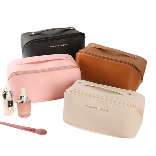 Large Travel Makeup Bag for Women Portable Cosmetic Bag - Beauty Jar