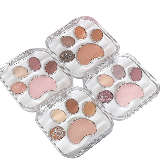 Earth Tone Eye Shadow Palette – Cat Claw Matte & Gloss - Beauty Jar