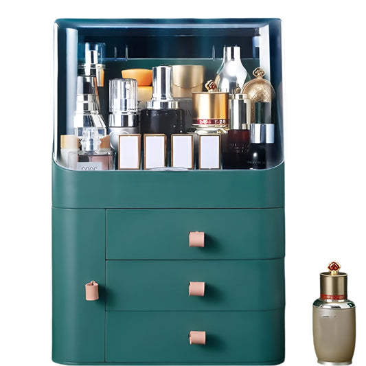 Cosmetic Storage Box Desktop Dustproof Household Lipstick Dressing Table - Beauty Jar