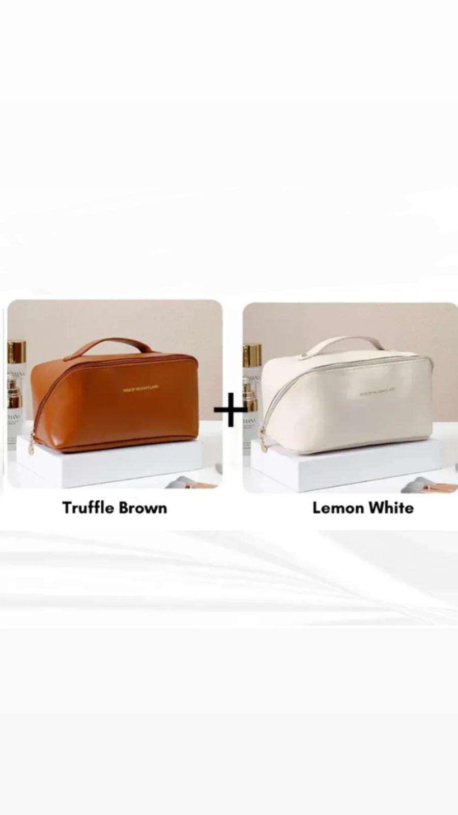 Large Travel Makeup Bag for Women Portable Cosmetic Bag - Beauty Jar