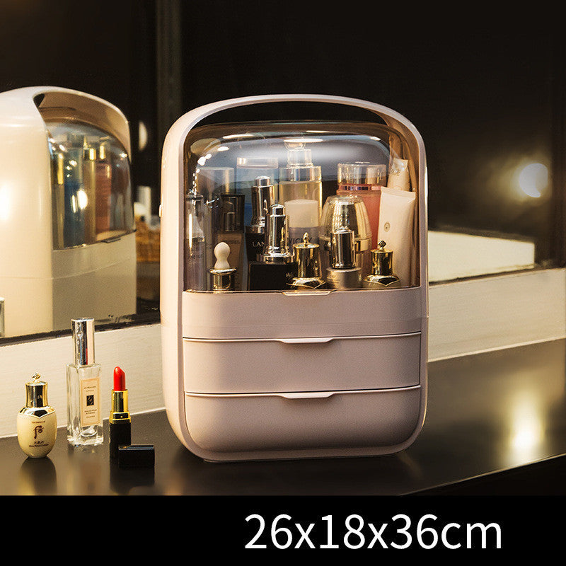 Cosmetic Storage Box Desktop Dustproof Household Lipstick Dressing Table