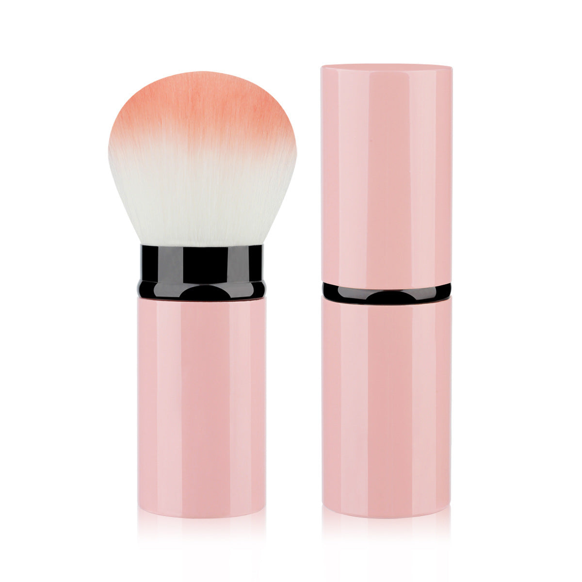 Portable Retractable Cosmetic Brush Soft Wool Thickened Aluminum Tube Beauty Tools - Beauty Jar