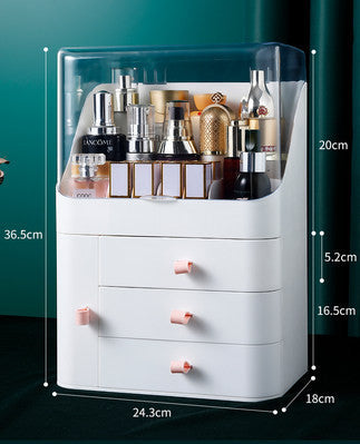 Cosmetic Storage Box Desktop Dustproof Household Lipstick Dressing Table